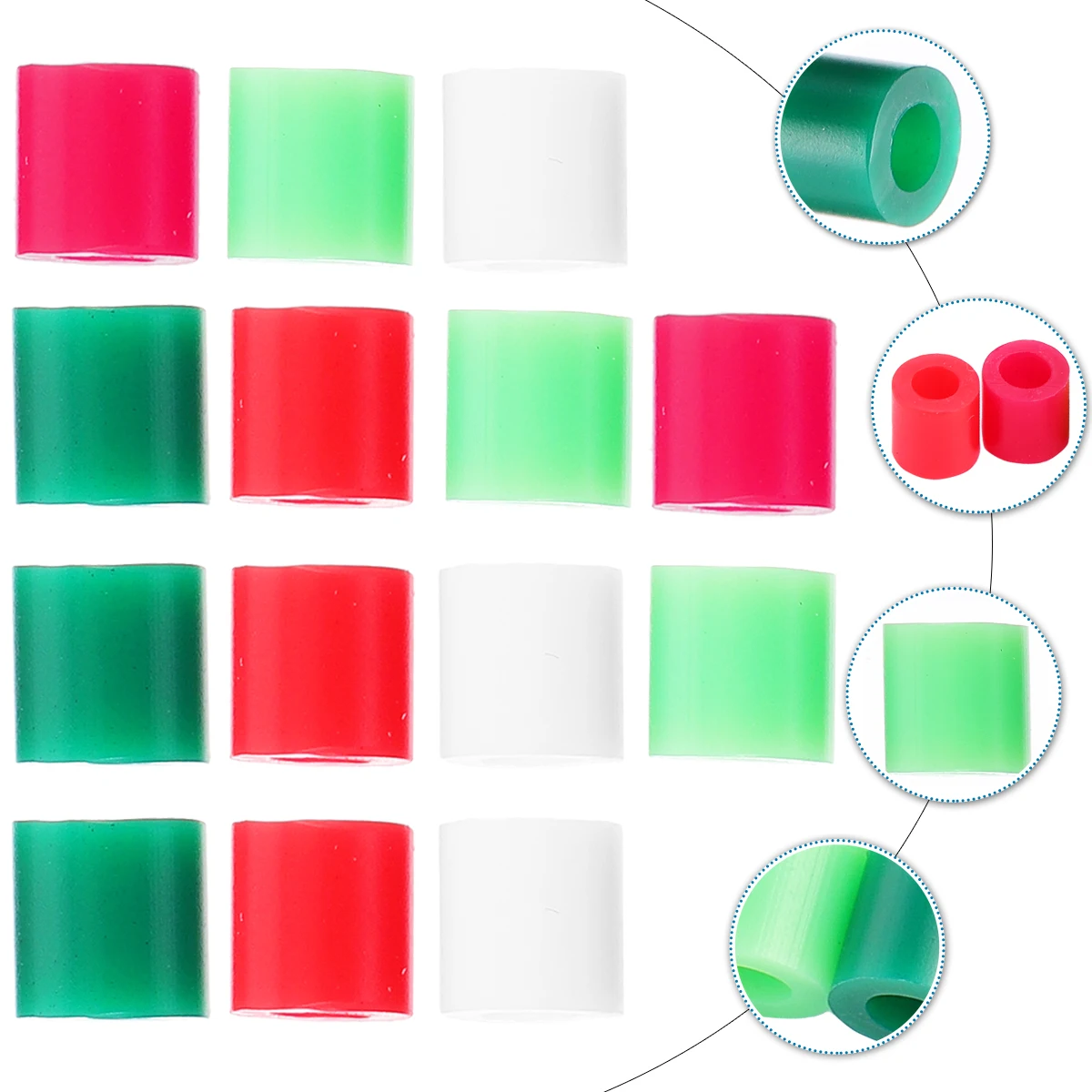 2500 szt. klejących koralików dla dzieci do projektów DIY, edukacyjne materiały do puzzli, zabawny zestaw do zajęć artystycznych, dekoracje świąteczne, mieszanka kolorów, plastik