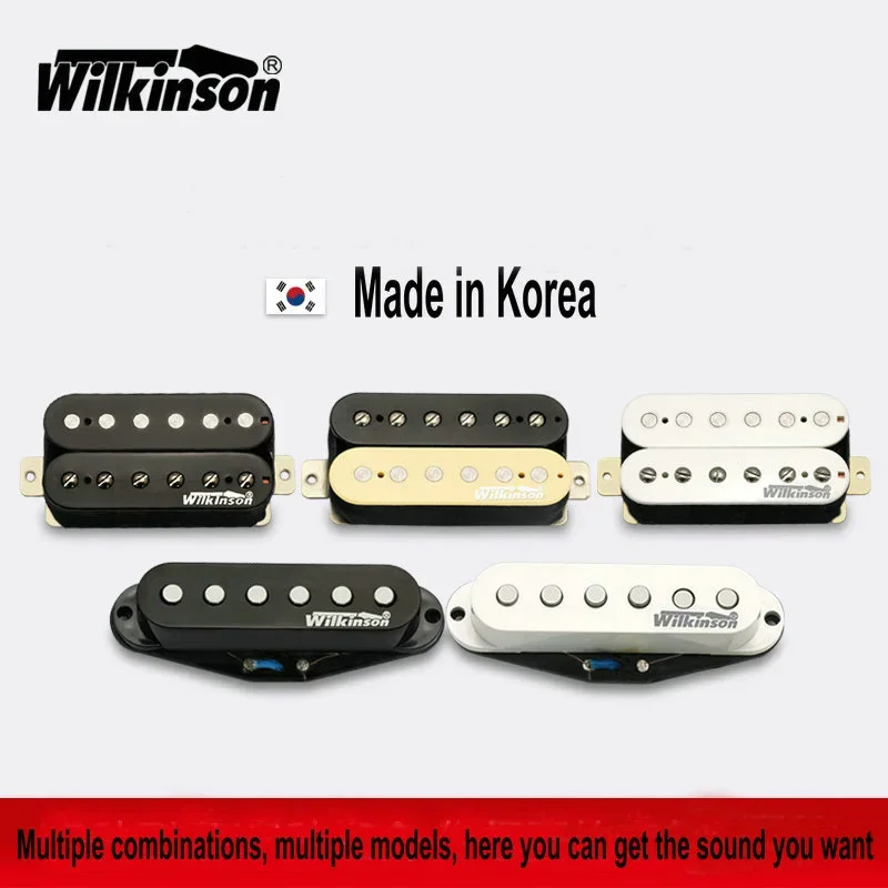 Wilkinson Alnico5 험버커 픽업 싱글 코일 픽업 일렉트릭 기타 픽업, 한국 제조