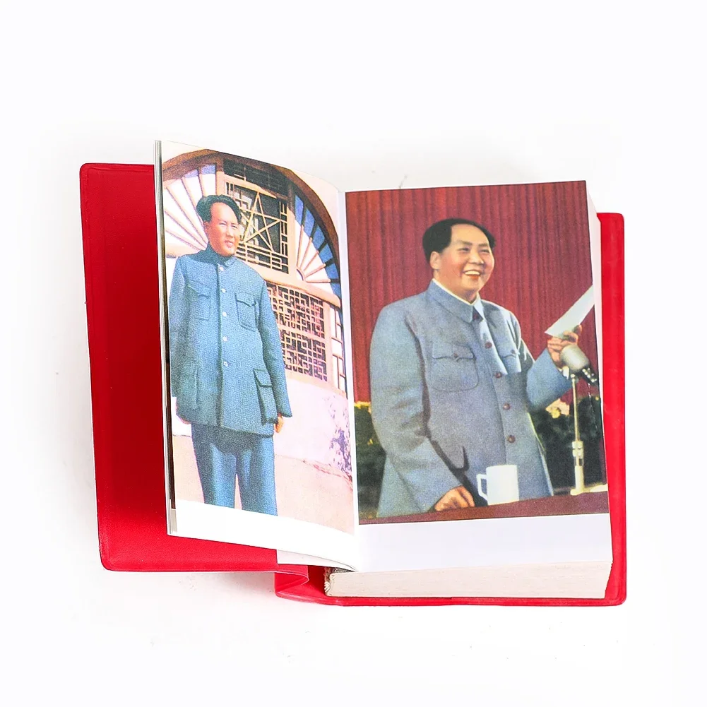 China's Great Man Mao Zedong Quotes Writings Books 66 Years Edition Red Treasure Book Poems Decorative Study Office Ornaments