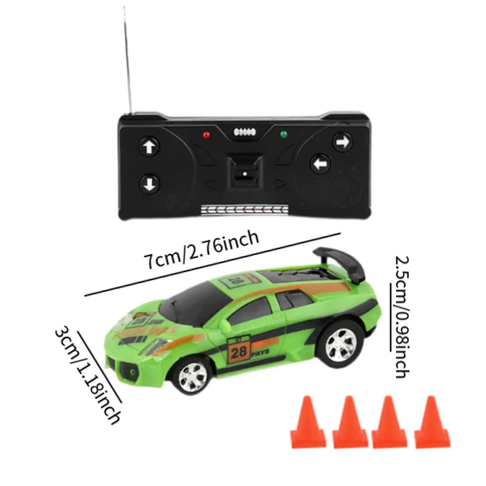 Remote Control Toy Car 1/ 45 Toy Car Mini RC Car for Children Kids Boy Girls