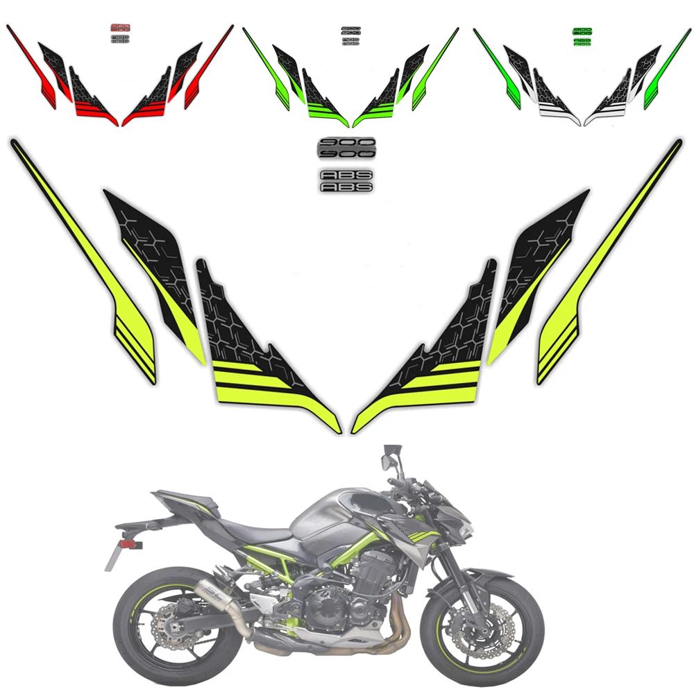 For Kawasaki Z900 Z 900 ZR900-F Motorcycle Accessories Fairing Sticker Whole Car Sticker Kit