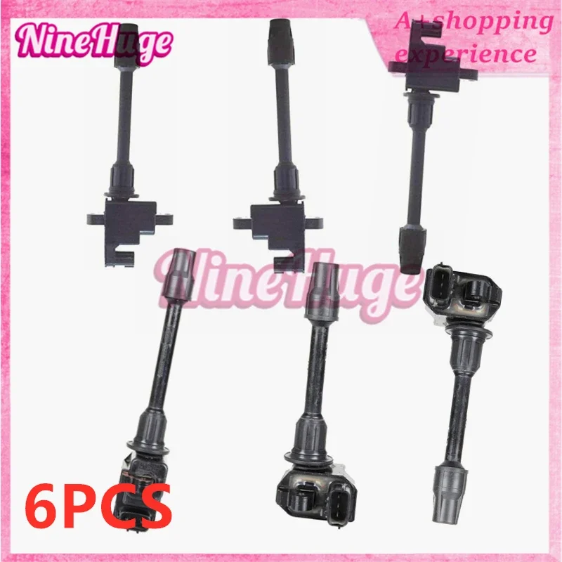 

6PCS 22448-31U01 22448-31U05 22448-31U00 22448-31U11 22448-31416 Ignition Rear Front Coil for INFINITI I30 NISSAN MAXIMA QX II