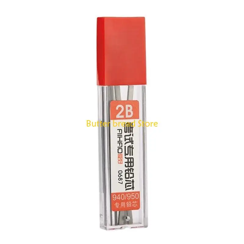 W89C 0.3 mm 2B Refills Strong Dark Smooth Leads Mechanical Pencil Refills 5 Pieces Leads Per Tube