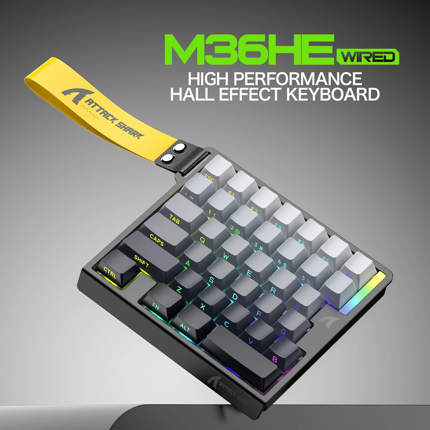 ATTACK SHARK M36HE Kabelgebund – Gaming Keyboard 1 Hand Bewertung und Preis