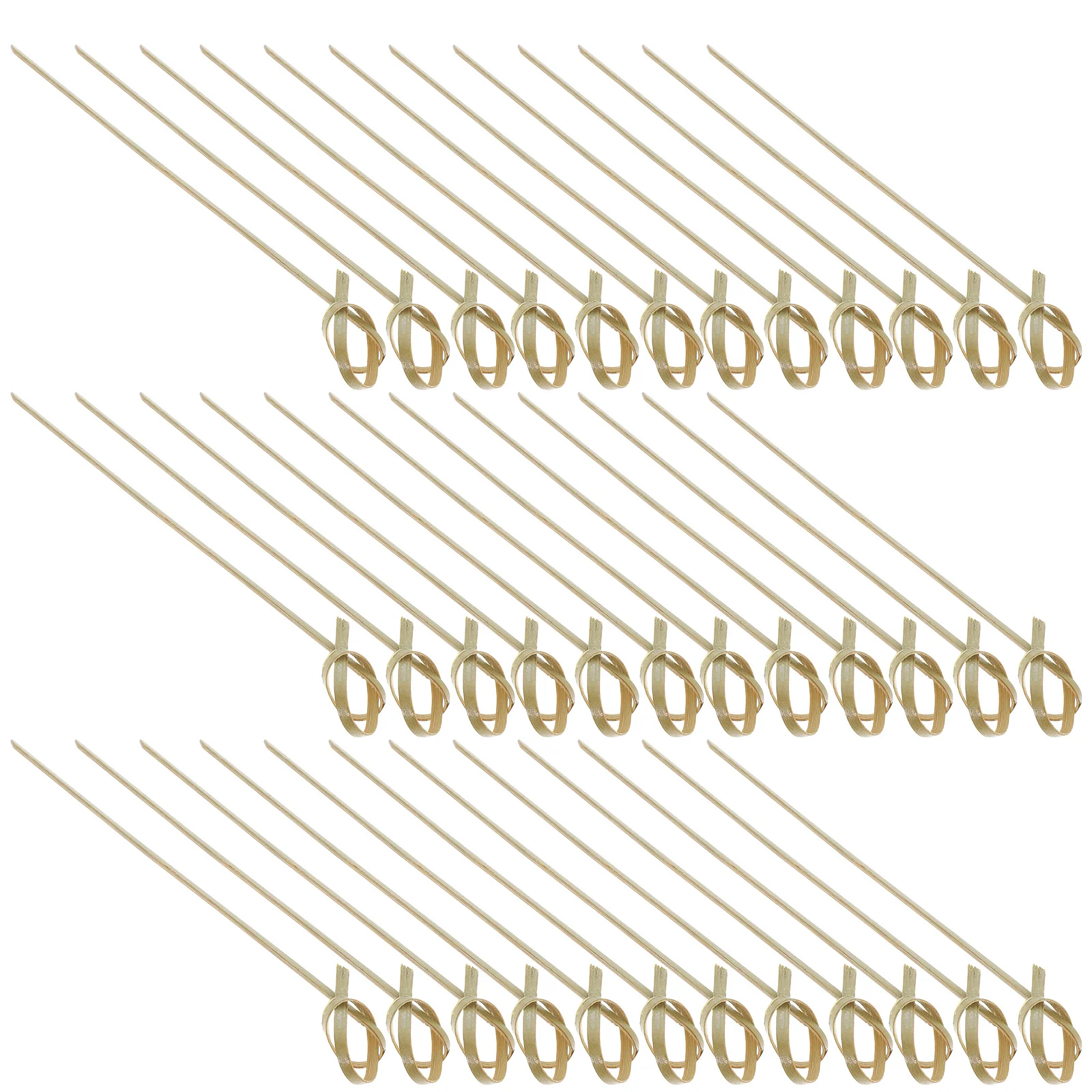 

200 pcs Bamboo Cocktail Picks 10.5Cm Thickened Fruit Sticks With Red Bead Decor Appetizer Food Party Supplies Disposable