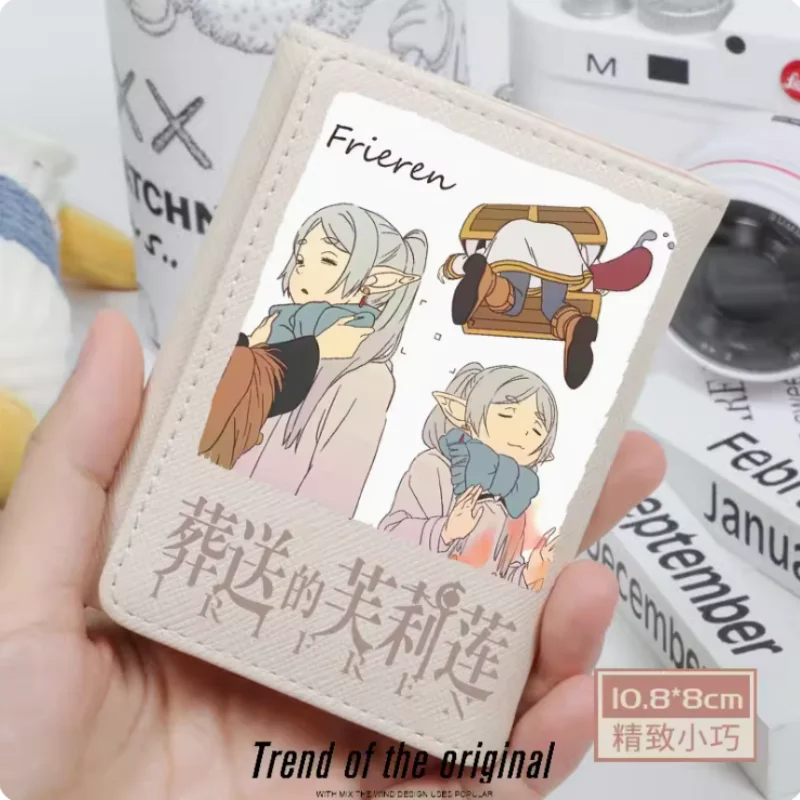 Anime Frieren at the Funeral Fashion Wallets PU Purse Card Coin Hasp Money Bag Cosplay Gift B418