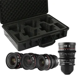 Meike Prime Super 35 Frame Series (2-4)* Cine Lens Kit+Cine Lens Case for Canon Cameras for PL/EF-Mount -Fast Delivery