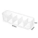 Charge Cable Storage Box Transparent Cabinet Desktop Snack Makeup Storage Box Kitchen Spice Organizer Accessories Box