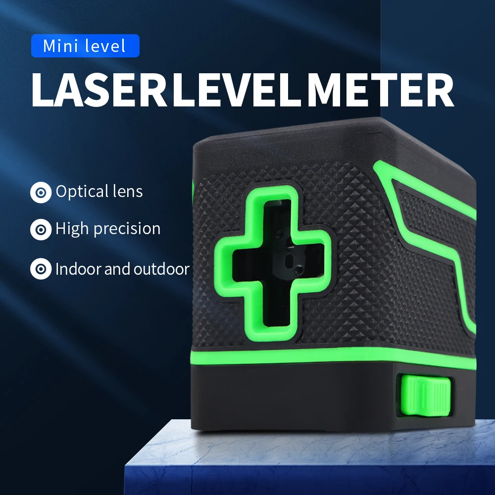 

Professional Laser Level 2 Lines Self-Leveling Horizontal And Vertical Cross Green Laser Line Mini Laser Level Tools