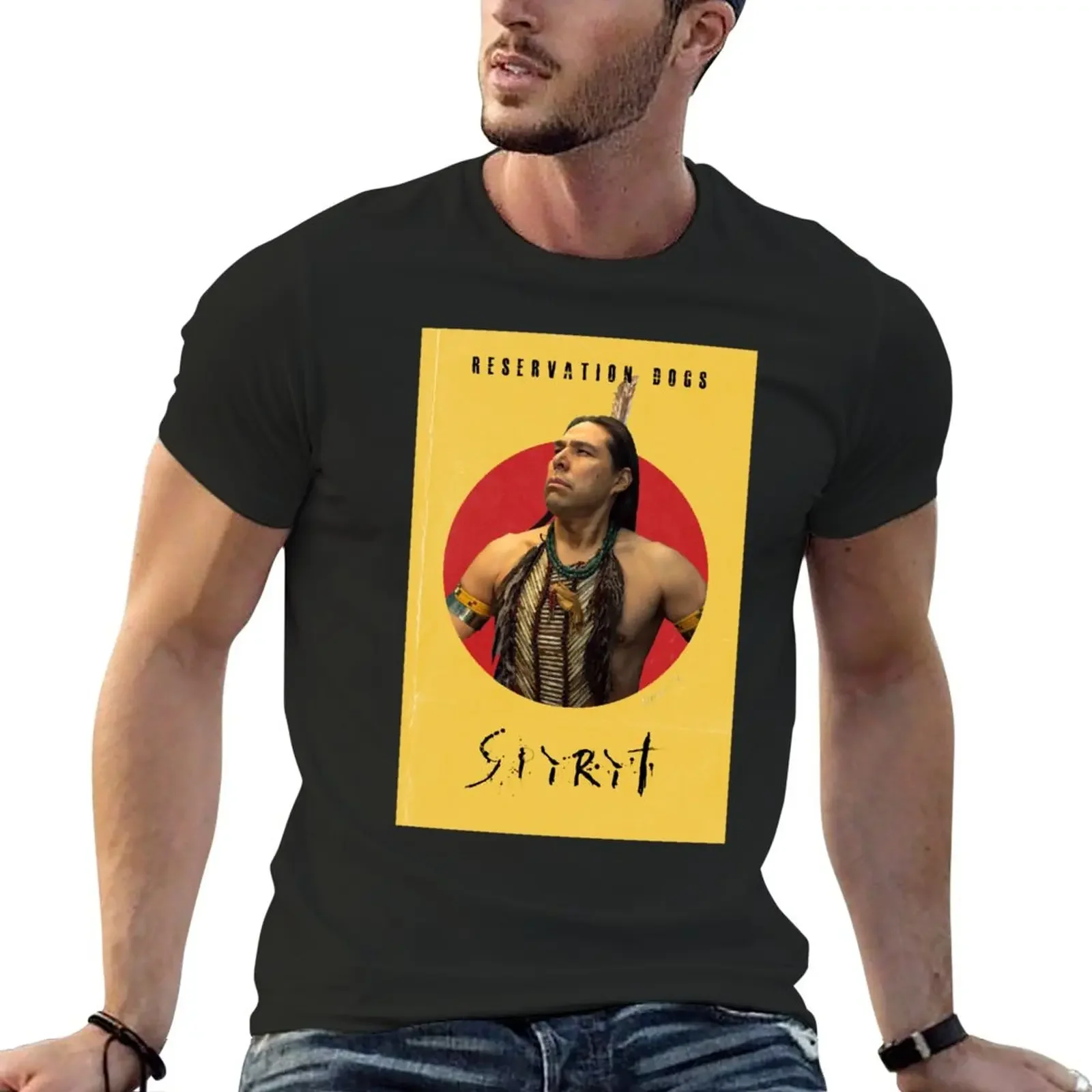 Spirit - Reservation Dogs T-Shirt Blouse shirts graphic tees men clothings