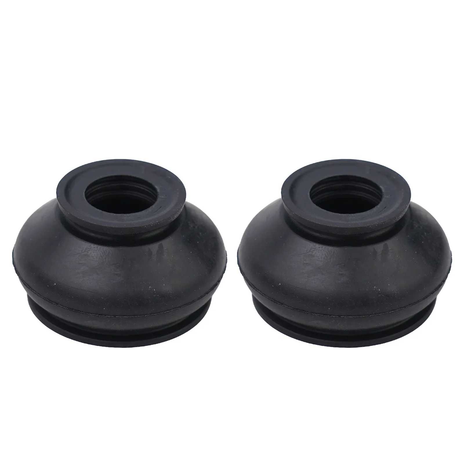 2pcs Dust Covers, Rubber Track Rod Ends And Ball Joint Covers Minimizes Premature Wear Of Suspension Parts Prolongs Tire Life