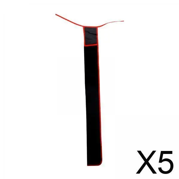 

5xЧерная сумка для удочки, черная байковая сумка с завязками, переноска для удочки, 1 отделение, 120 см