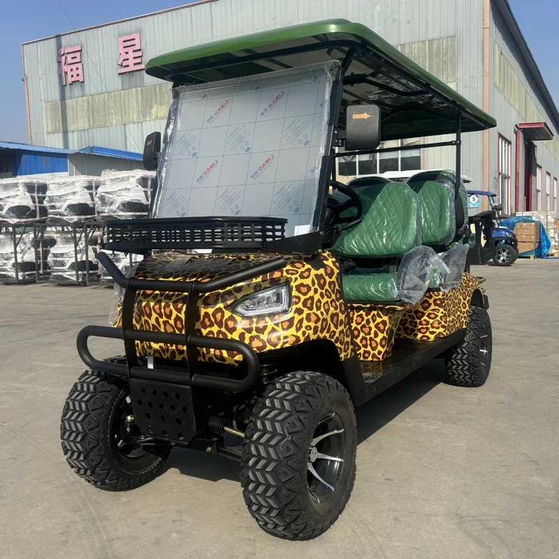 Großhandel 4000 W/7500 W Elektrische Beste Neue 48 V/72 V Lithium Powered Straße 2 4 6 8 sitze Buggy Jagd Golf Warenkorb