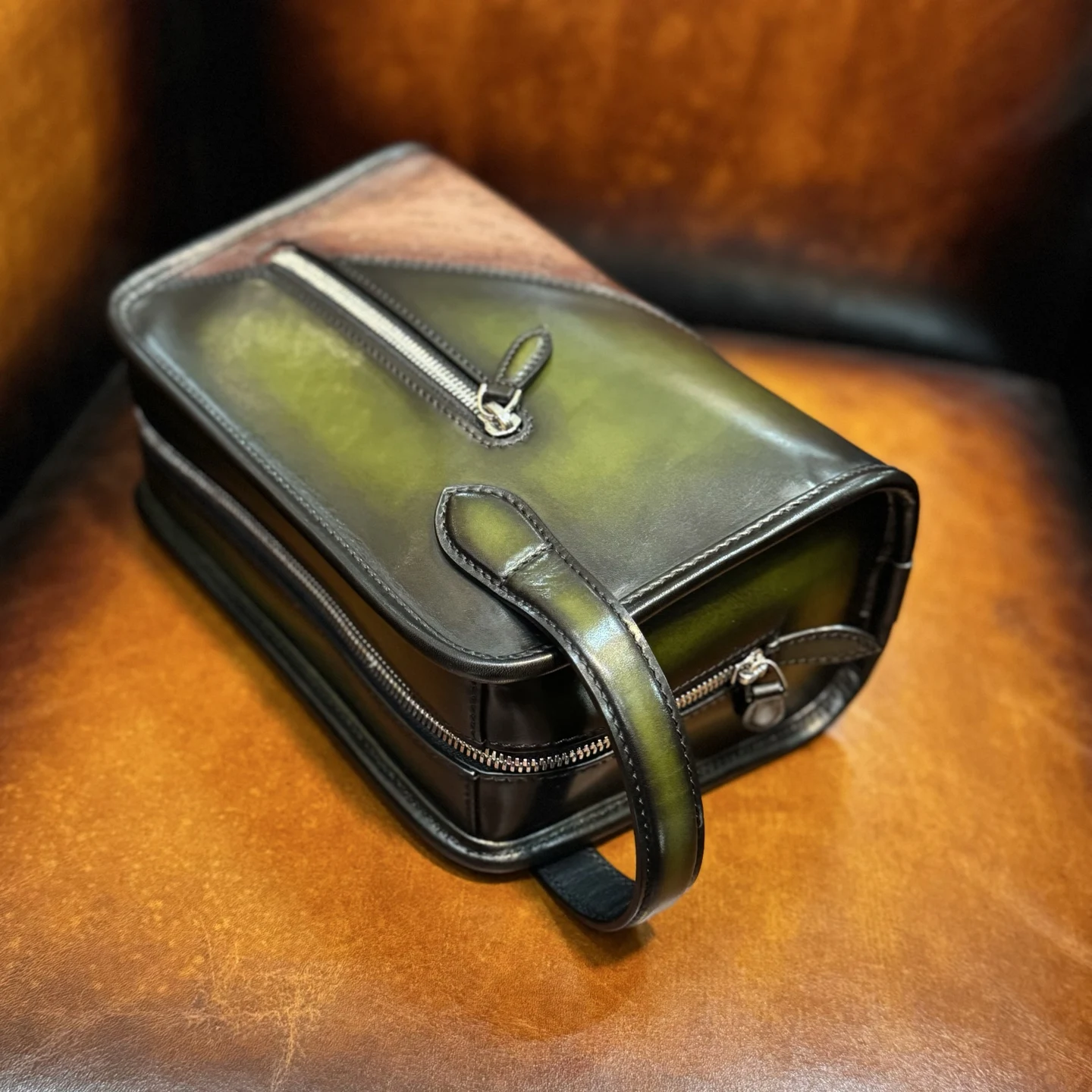 DIMY 2025 Men's Handbag Luxury Handbag Leather Wallet New Large Capacity Handbag Men's Wallet