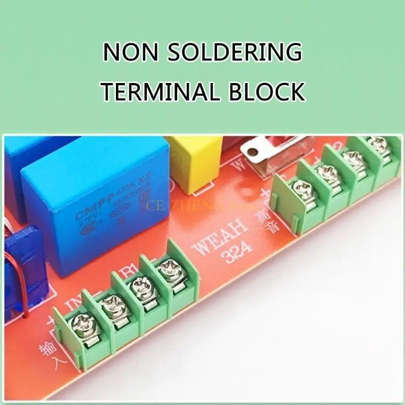 e56b 스피커 오디오 애 오 오디오 크로스 오버 필터 400W 조절 가능한 고음 및베이스 주파수 분할기