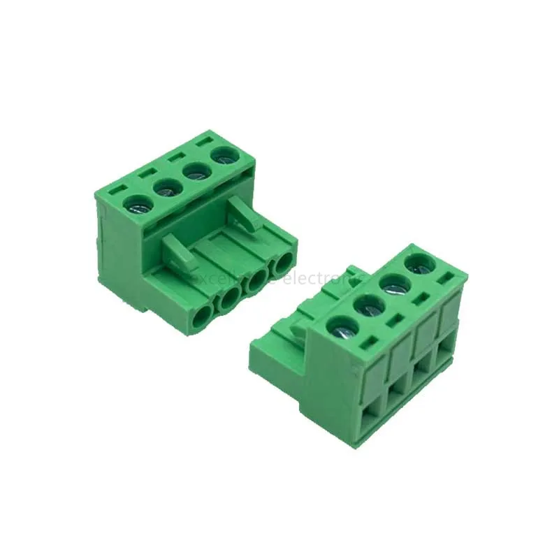 10Pcs Aerial Butt Welding Type 2EDGRKC-5.08mm Parafuso Plug-In 15EDGRKC Conector De Parafuso Dlocos Terminais