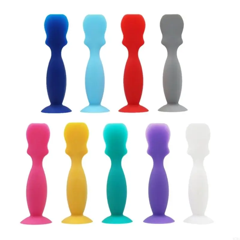97BE Diaper Cream Soft Silicone Brush with Suction Base & Hygienic Home Use