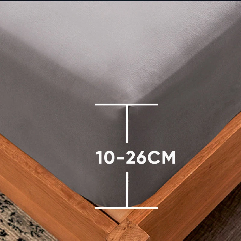 85% Cotton Bed Sheet with Elastic Band Replacement Fitted Bed Sheet Eur Mattress Protective Cover 135/140/160  Double Linens