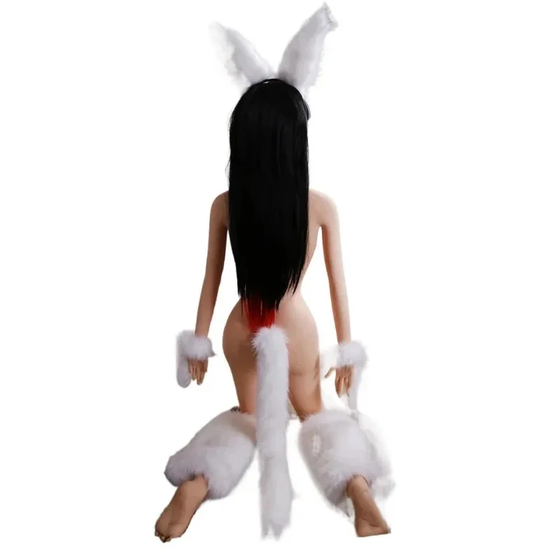 

Женский сексуальный плюшевый костюм лисы, эротический наряд для стриптиза, комплект аксессуаров для косплея, эротический хвост