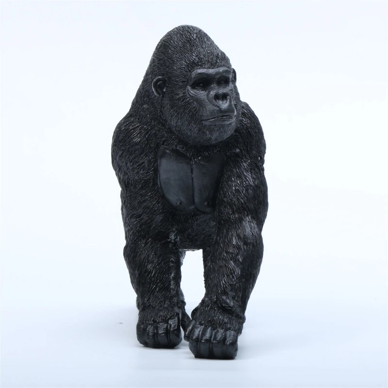 Handmade Chimpanzees Statue Ornament Creative Resins Gorillas Sculpture Animal Table Decorations for Office Bedroom