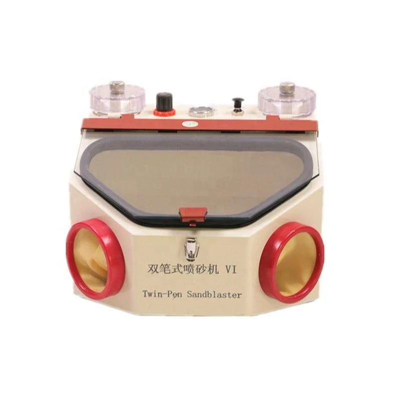 Dental Sandblasting Twin-Pen Sandblaster for Tooth Surface Cleaning