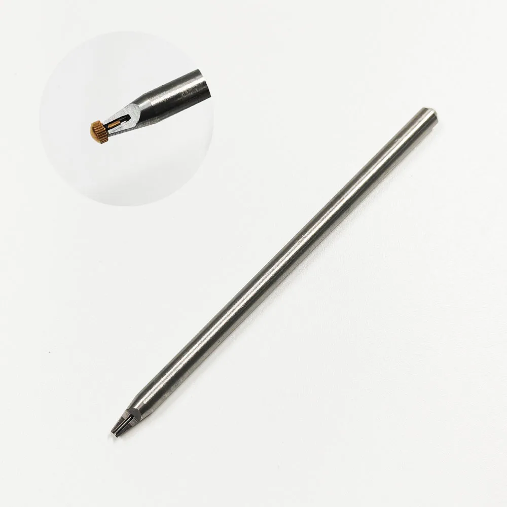 New Watch Crown Tube Adjusting Tool  Stainless Steel Pole Watch Crown Tube Repairing For Watchmakers