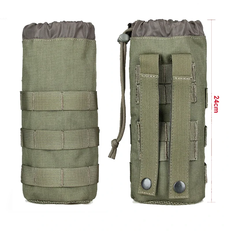 Soporte MOLLE para botella de agua con cordón base malla - imagen 4