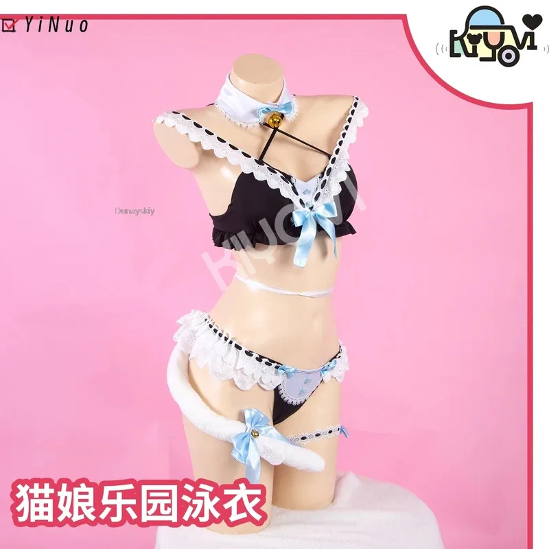 

25COSMaid Cosplay Anime NEKOPARA Women's Costume LOVELIVE Carnival Clothing Swimsuit Set Adult Halloween Men's Woman Costumes Gi