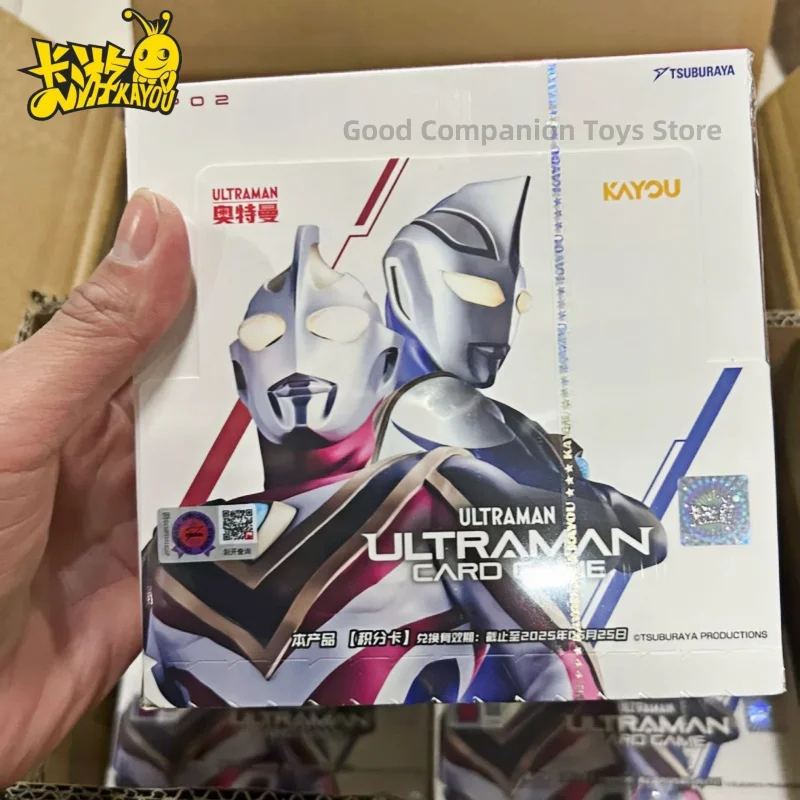 

Genuine Kayou Ultraman Zero Card Ultraman Tiga Roaring Red And Azure Special Package Collection Color Card Children Toys Gifts
