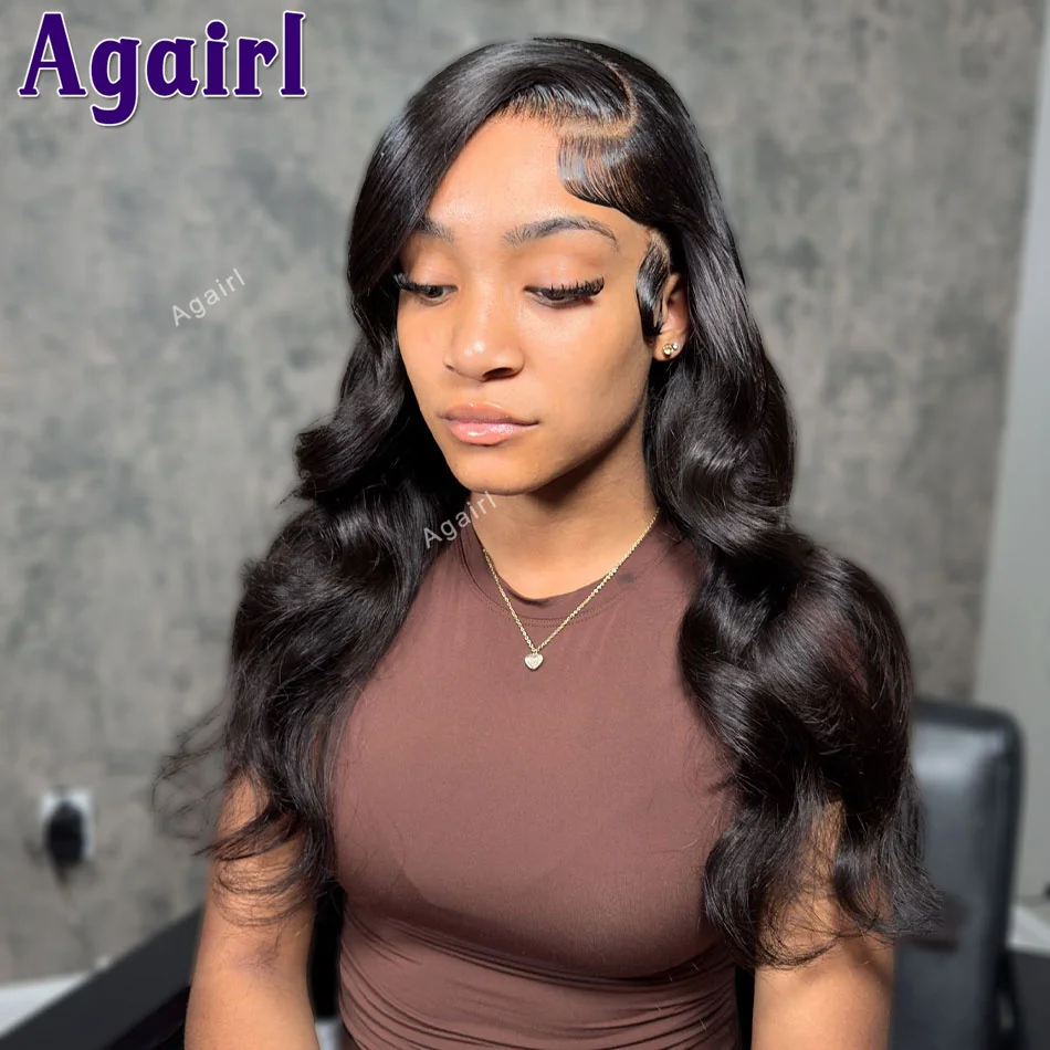 200% Ash Blonde Transparent Ready Go 6X4 Lace Closure Body Wave Wig Pre Plucked 13X4 13X6 Lace Frontal Human Hair Wigs for Women