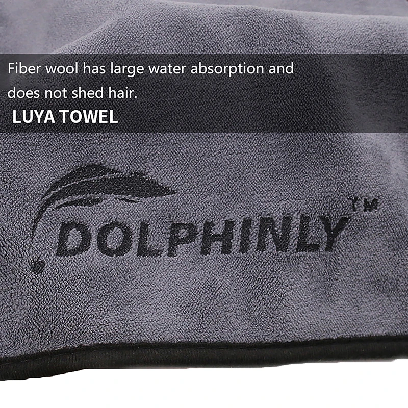 منشفة صيد محمولة بإبزيم سميك ومضاد للانزلاق لمسح اليد من القطن الماص لصيد الأسماك في الهواء الطلق