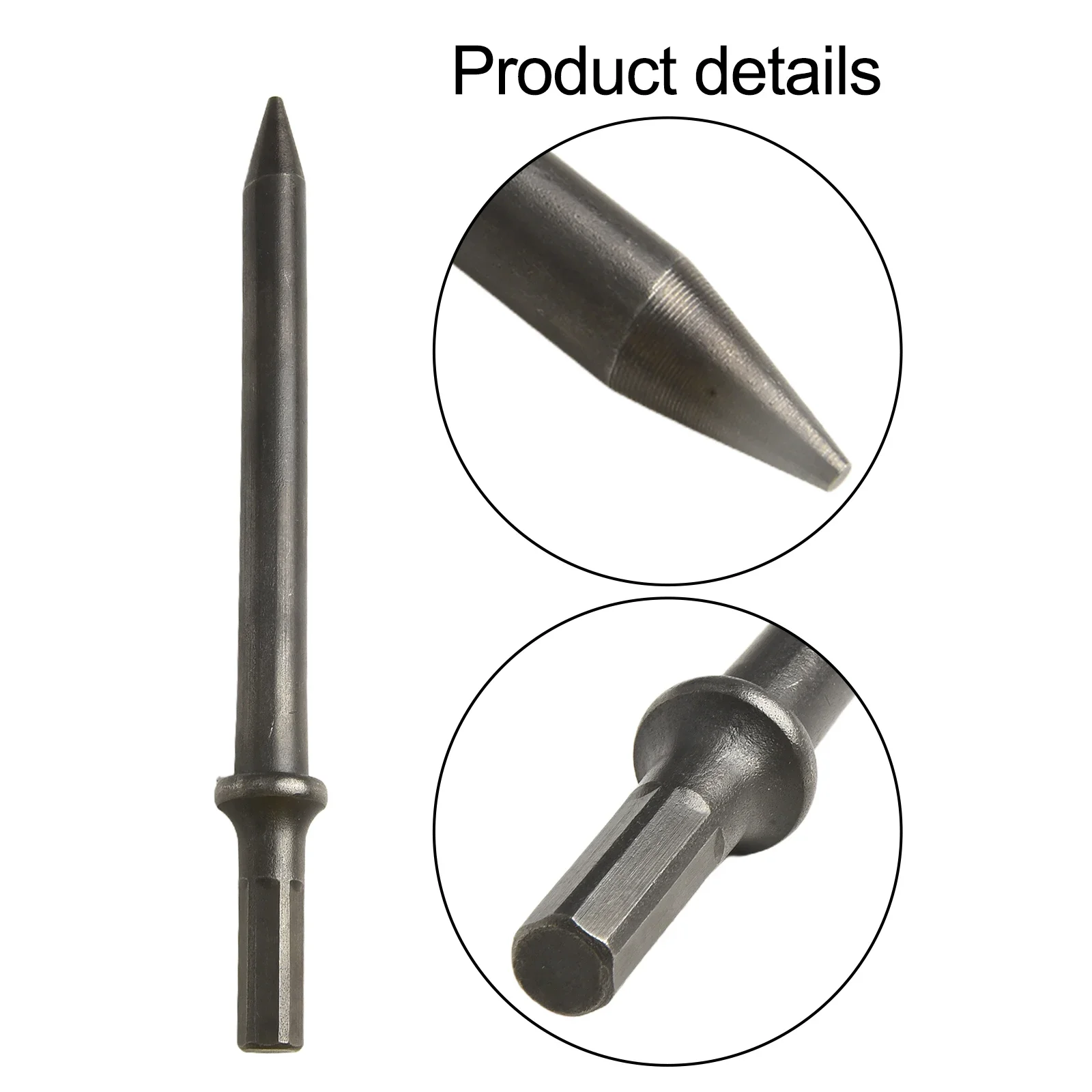 

Professional Air Chisel Hexagonal Shank Chisel Heavy-Duty Use Construction Application Hexagonal Shank Design For DIY Projects