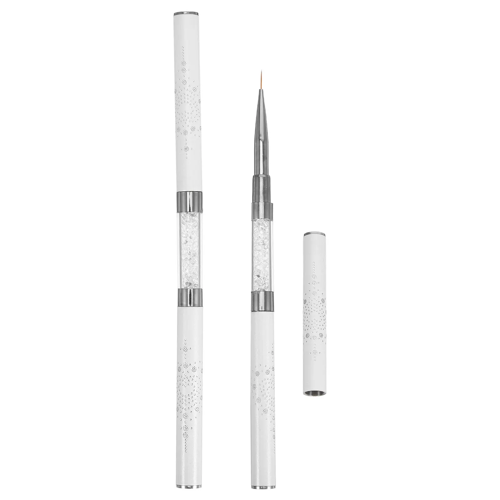 

2Pcs Nail Liner Dotting Tool Dual Ended Nail Art Precision Pen for Detailed Striping and Texture Work Manicure Accessories