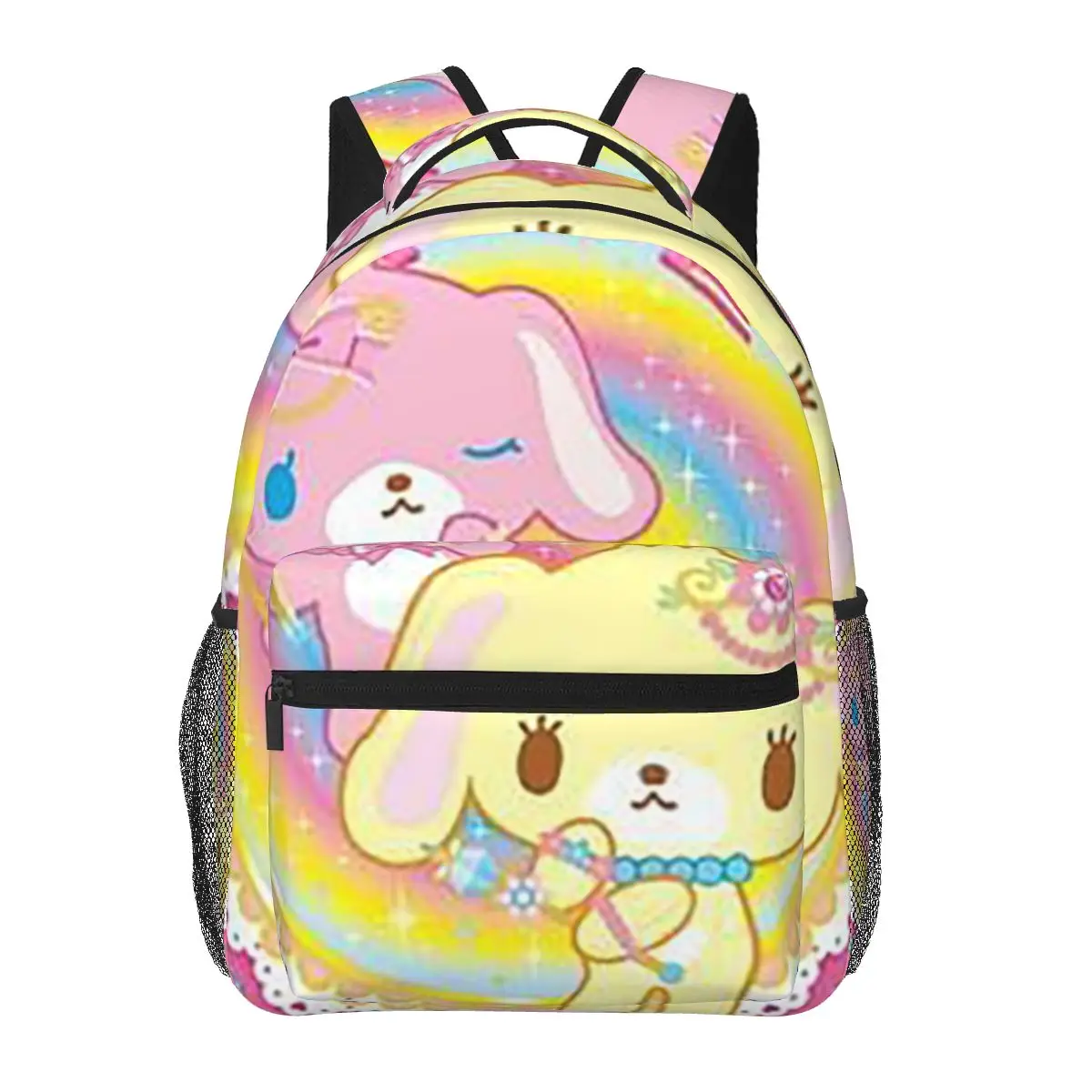 

S-Sugarbunnies Anime Backpacks Boys Girls Bookbag Children School Bags Cartoon Laptop Rucksack Shoulder Bag Large Capacity