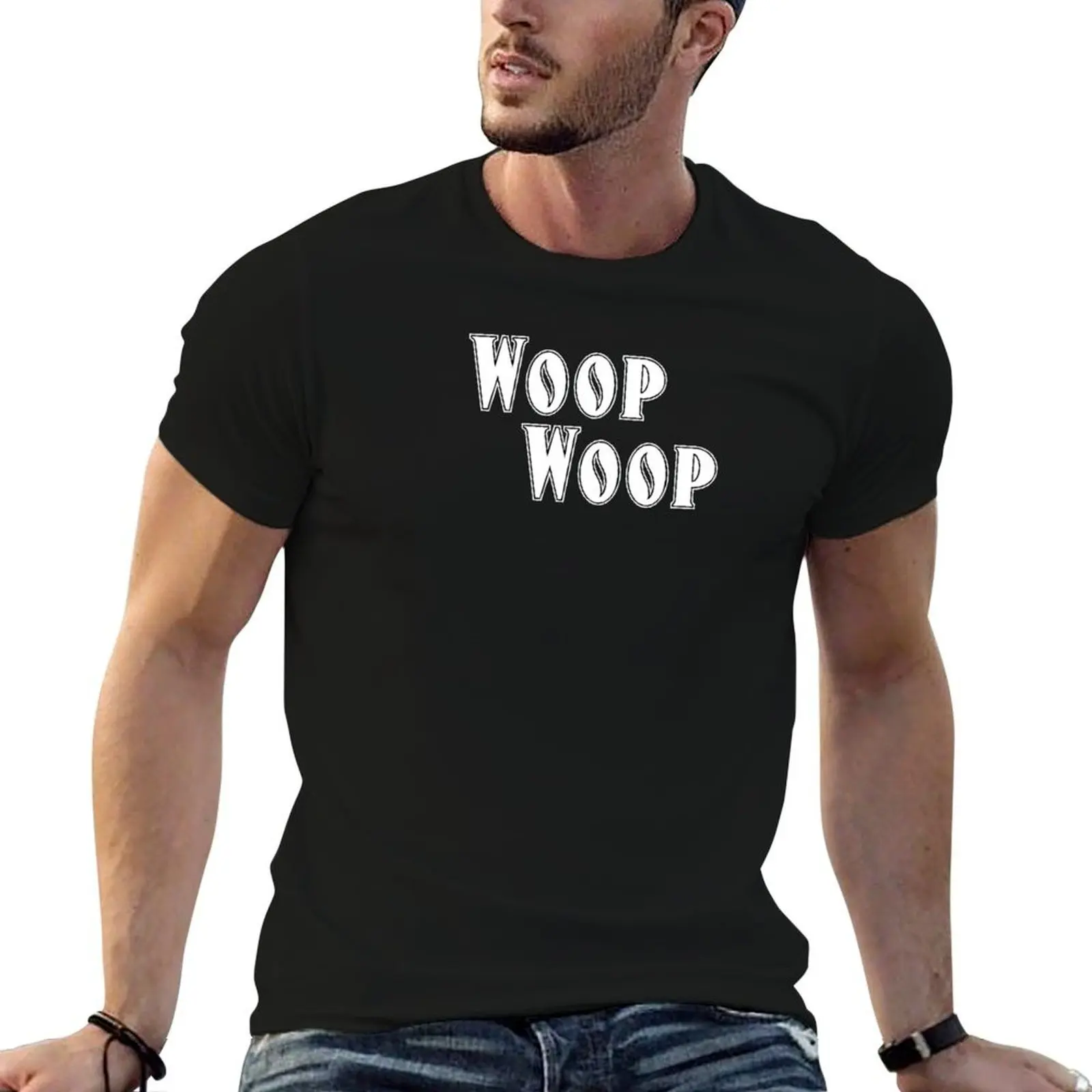 

Woop Woop! T-Shirt man t shirt heavy cotton t shirt man plain t shirts for man pack white T-Shirt