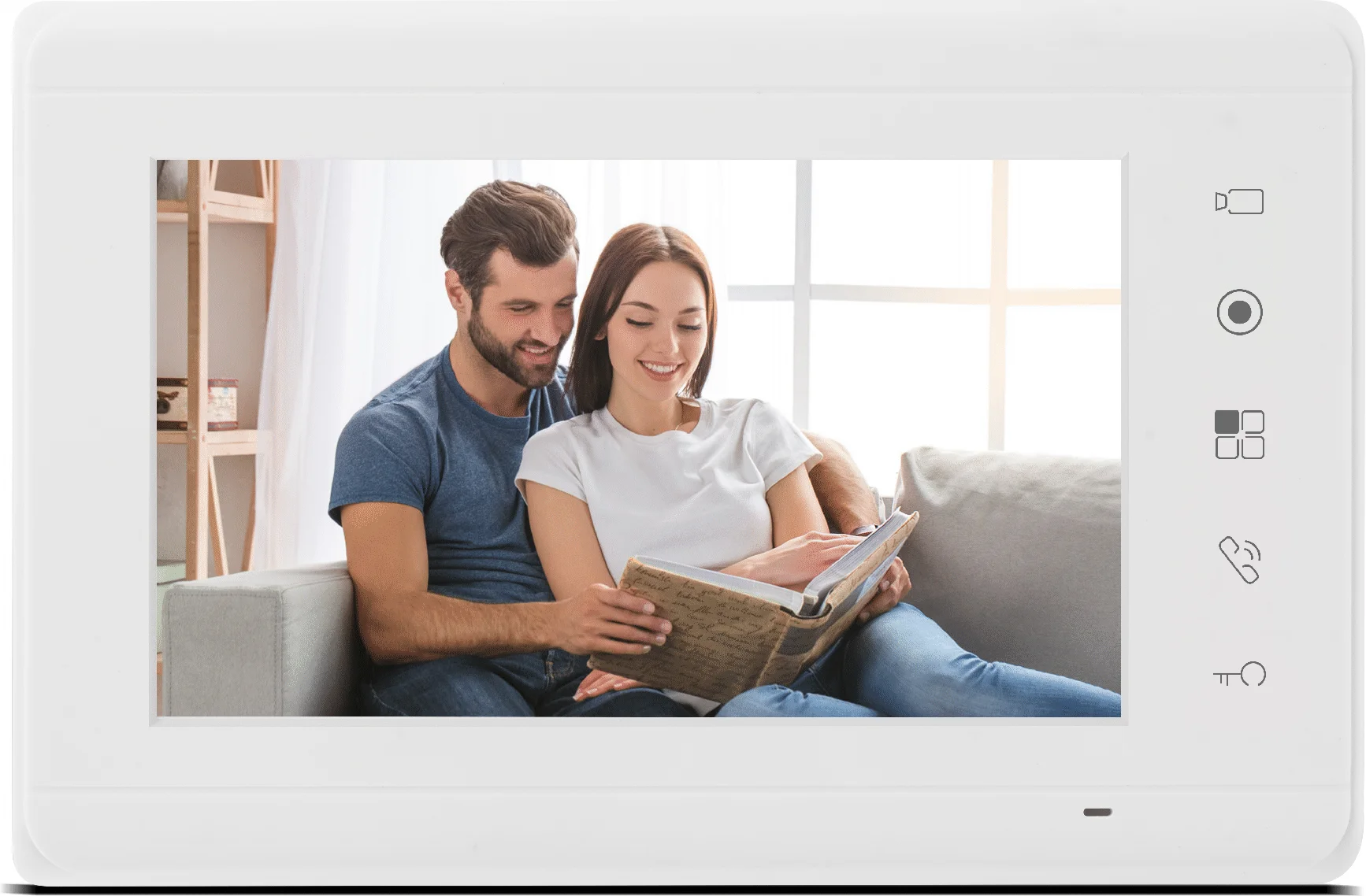 4 نظام اتصال داخلي سلكي عبر الفيديو RFID فتح جرس باب الكاميرا مع شاشة 7 بوصة للرؤية الليلية جرس باب المنزل للفيلا M72T