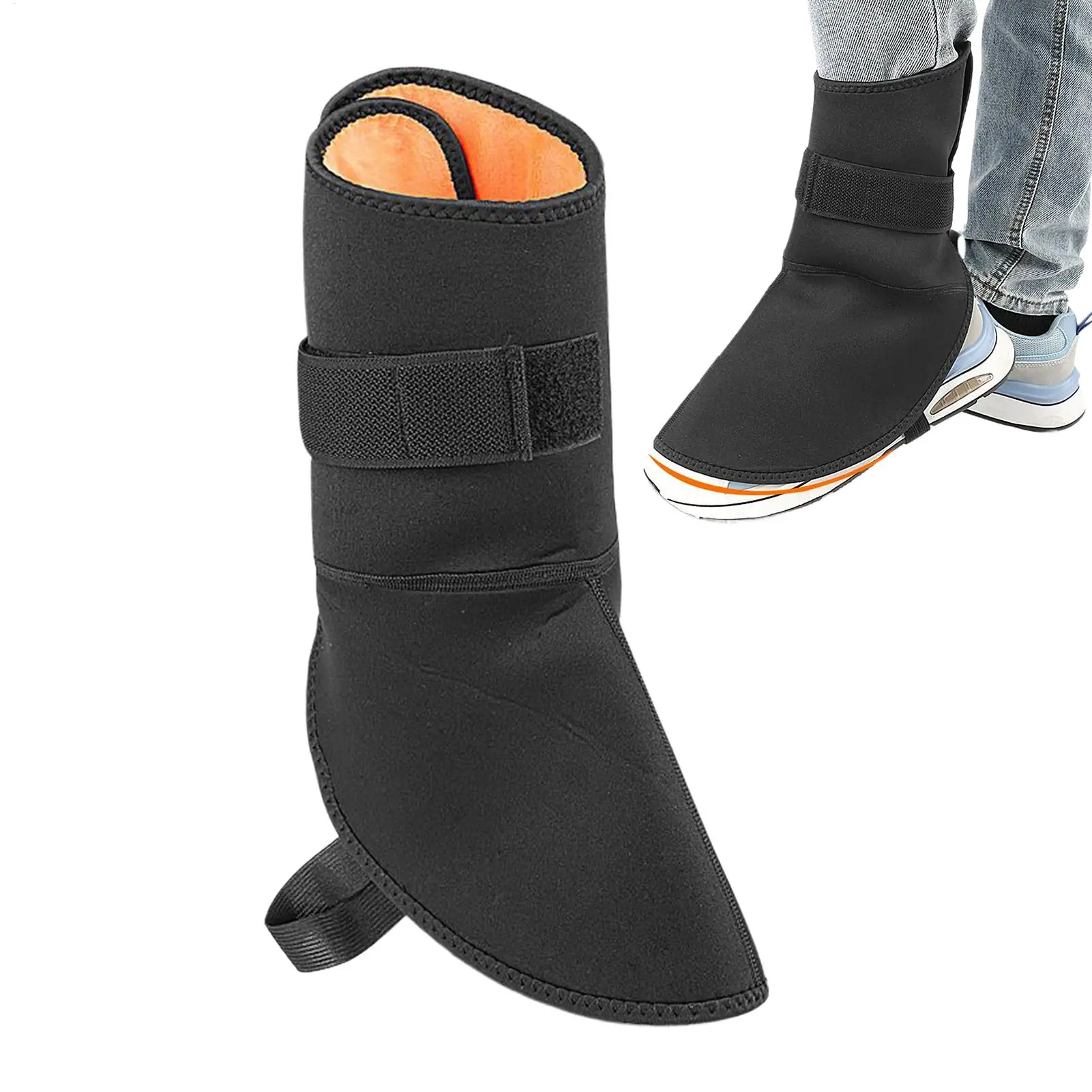 Cycling Shoe Covers Waterproof Warm Foot Gear Shoe Covers for Snow for Winter Skiing Hiking Men Women Walking Climbing Cycling