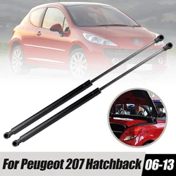 2PCS Rear Tailgate Boot Gas Struts Support For Peugeot 207 Hatchback WA WC 2006 2008 2009 2010 2011-2013 OEM#:8731L7, 9659789480