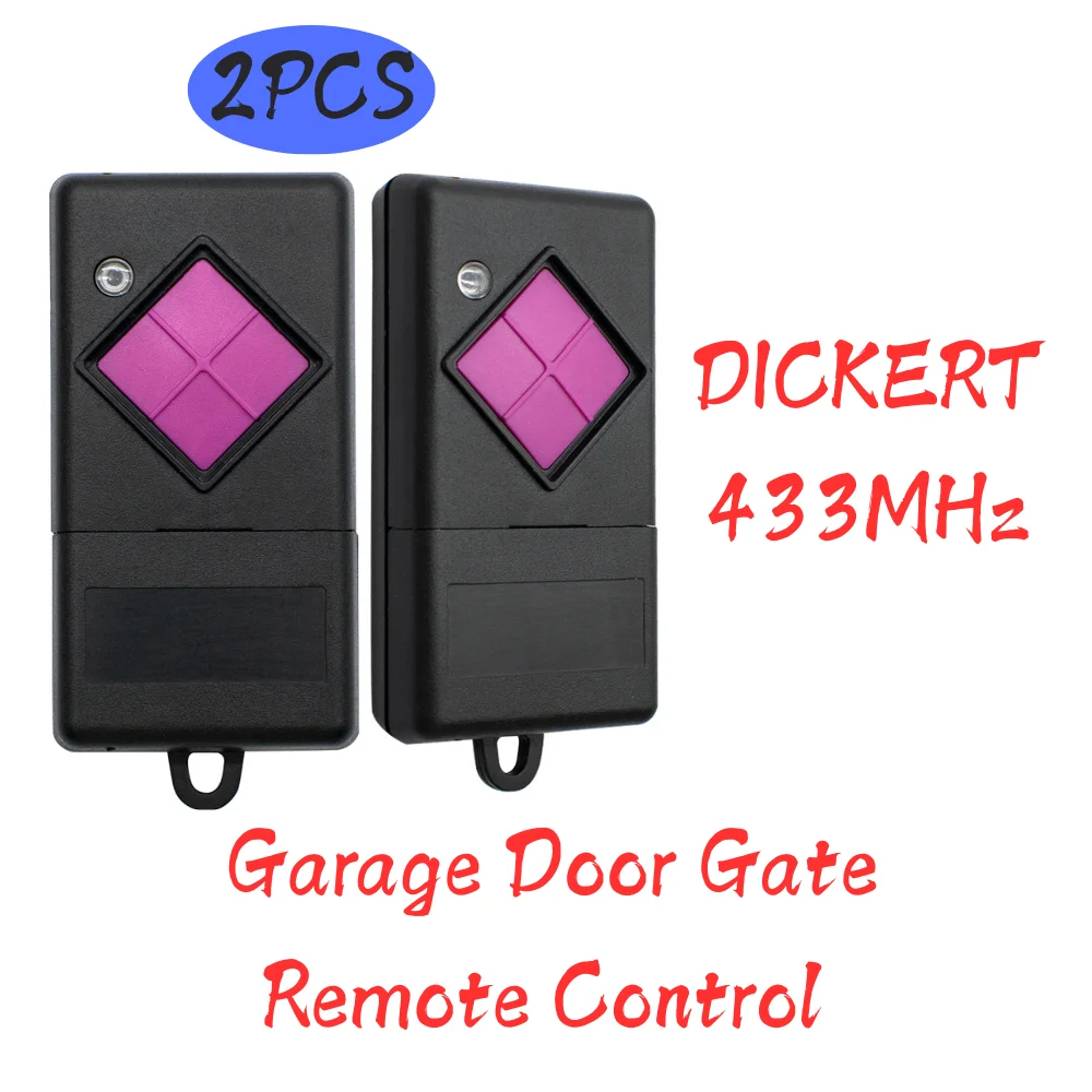 

433MHz Garage Door Remote Control Gate Opener For Dickert MAHS433 MAHS433-04 MAHS433-01 Handheld Transmitter