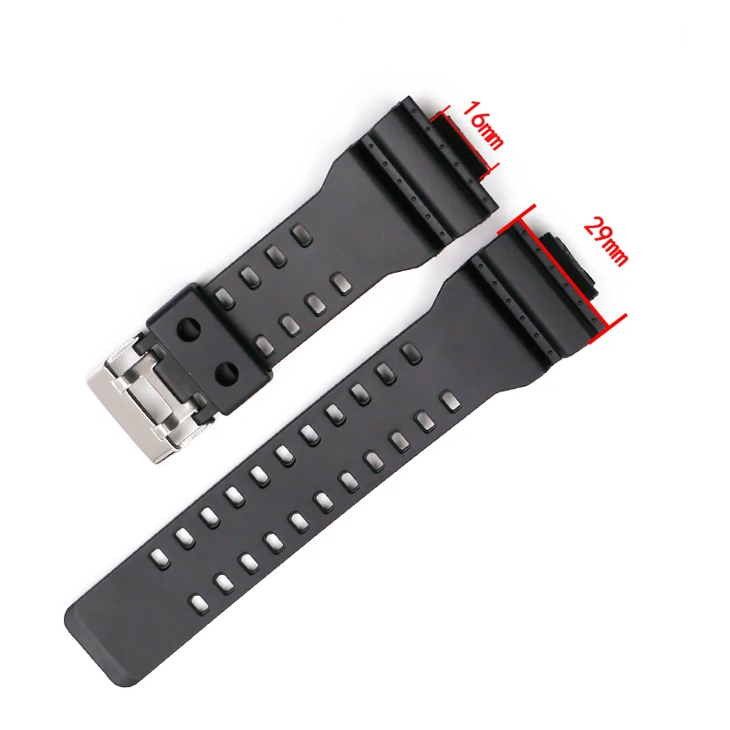 Multi Color Resin Strap for G-SHOCK GA-110GB GA-100 GD120 GA400 GA-700 Steel Buckle on PU Strap for Sports Watch