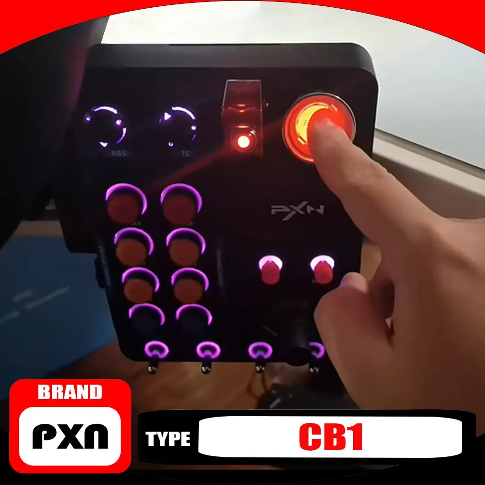 

PXN CB1 Simulator Race Central Control Box Многофункциональный блок управления ключами Уникальный для EURO Truck Simulator Racing Game Custom