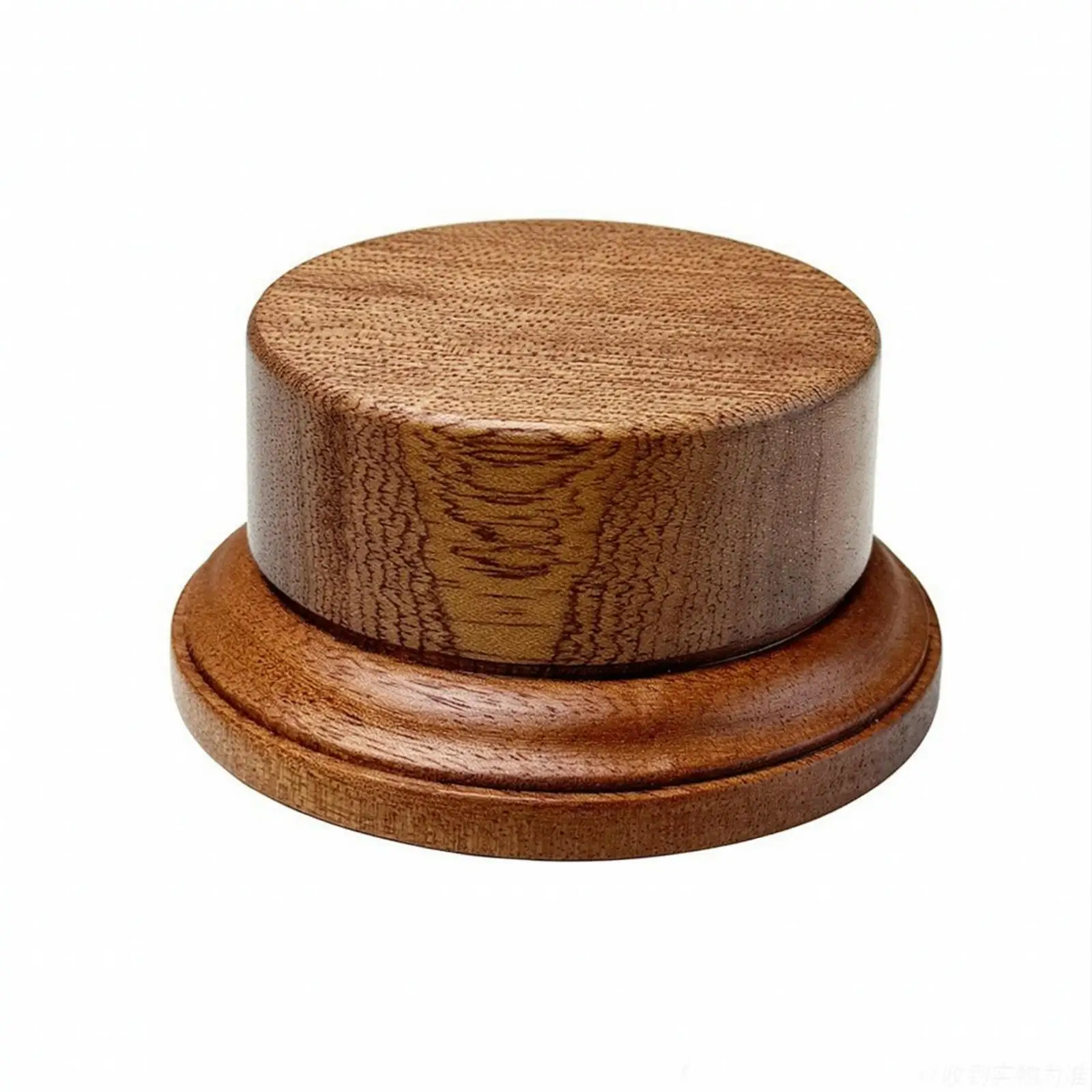 Two Tier Wooden Display Stand for Miniature Figurines Ornaments Riser Pedestal Desk Decor