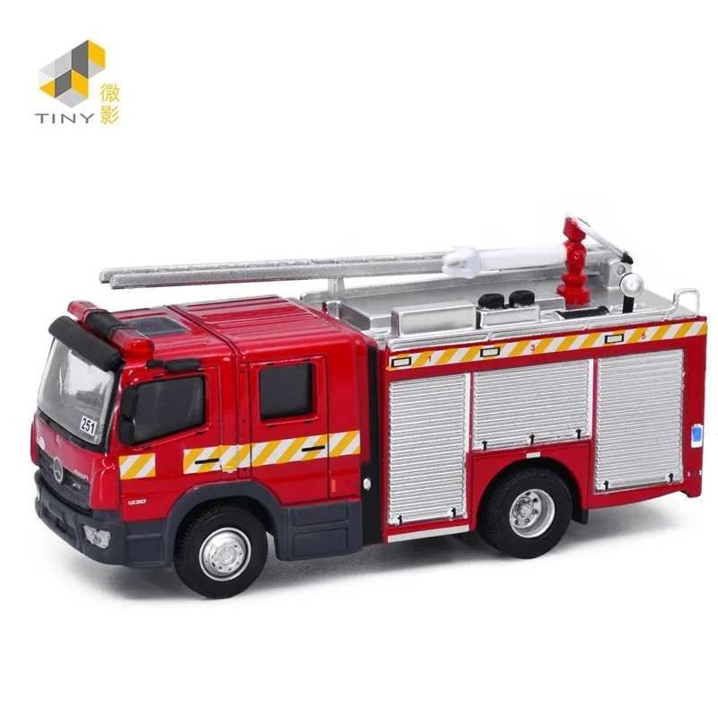 Tiny 1:87 Ben-chi Macau Corpo Bombeiros NO.24 Alloy Simulation Model Car