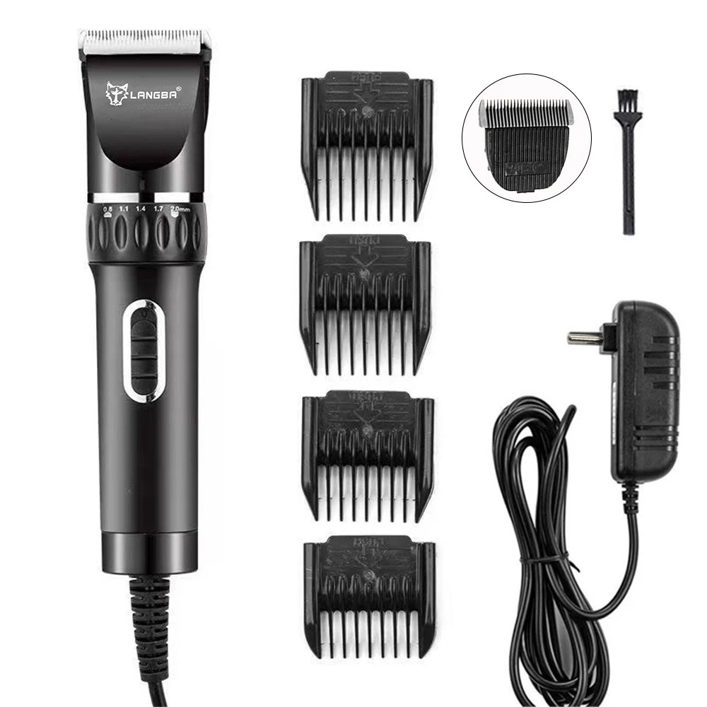 Professional Sheep Hair Clipper Goat Grooming Shaver Corded Electric Pet Trimmer Dog Cutting Machine for Big Animal
