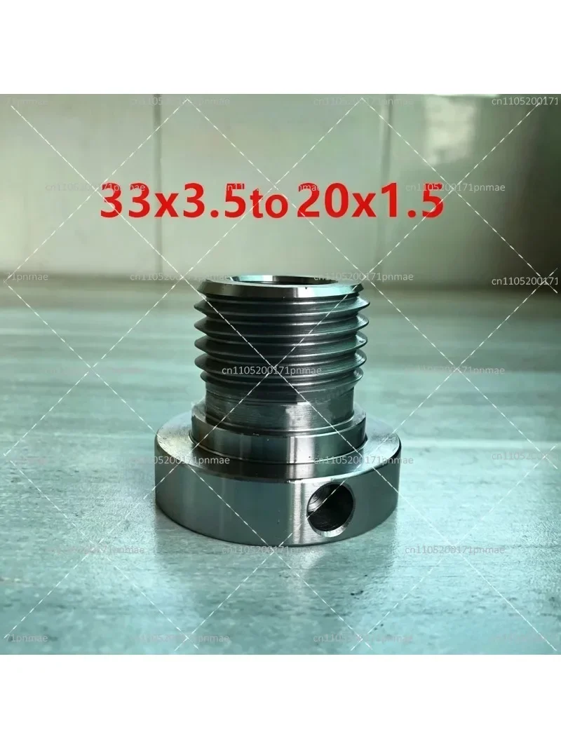M33x3.5 to M20x1.5 Thread Chuck Insert Adapter Wood Lathe Screw Spindle External Turning Tool Accessories for Metalworking