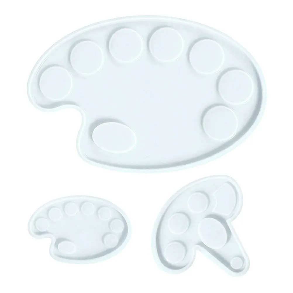 

3pcs Silicone Mold Easy Demold High Tear Strength Smooth Interior Craft Accessories Diy Molds For Jewelry Making