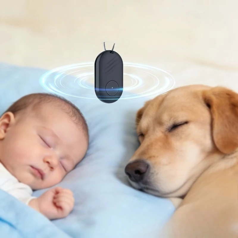 Mosquito Repellent Keychain Portable Ultrasonic Insect Repellent Pendant Rechargeable for Kids Adults Outdoor Camping Travel M63