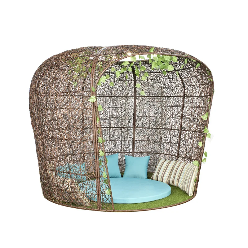 

Nordic, recliner, household, birdcage, recliner, round bed, rattan