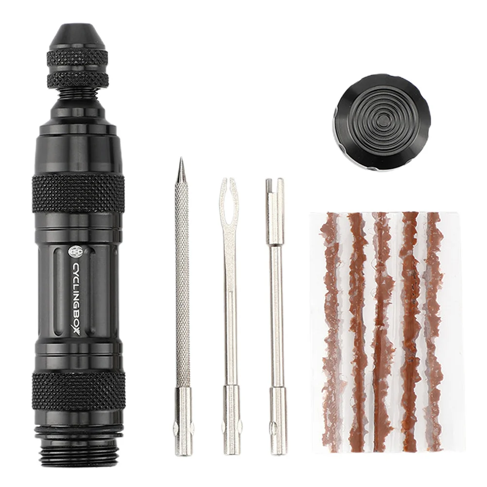 

1Set Tyre Repair Kit High-Quality Tubeless Tire Repairing Tool for Bicycle Easy-to-Use Portable Road Bike Repair Accessories