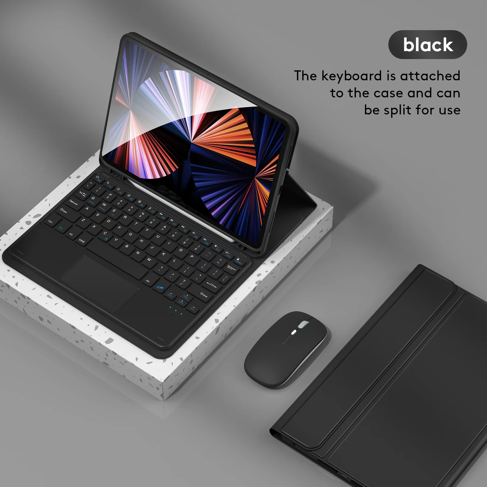 

Mouse Touchpad Keyboard Case for iPad 10th 10.9 2022 8th 9th 10.2 Air 4/5 Pro 11 Air 3 10.5 Cover W Pencil holder funda Keyboard